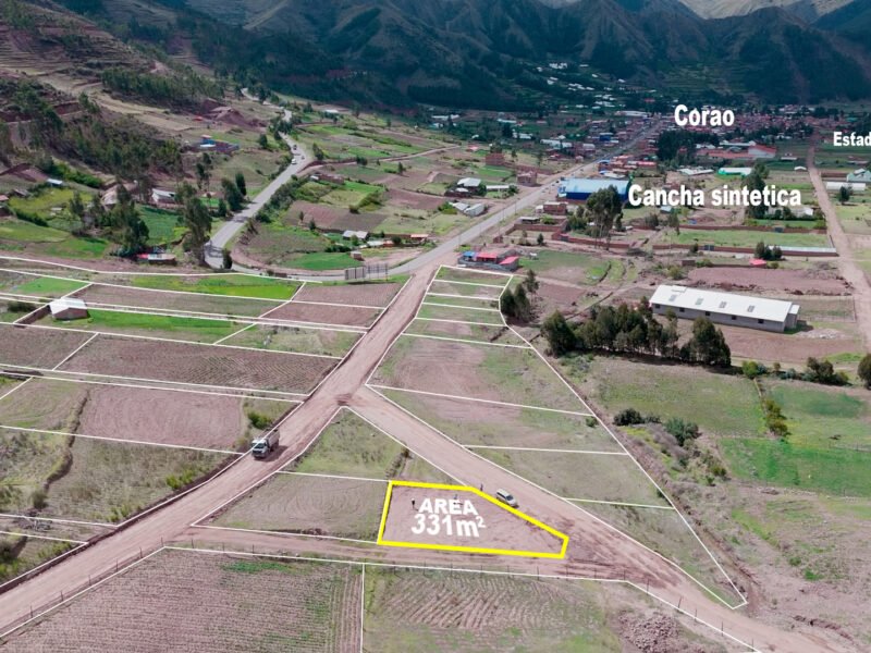 TERRENO DE 331 M2 EN CCORAO